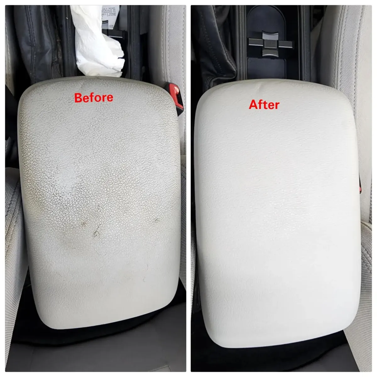 Before and after armrest detail