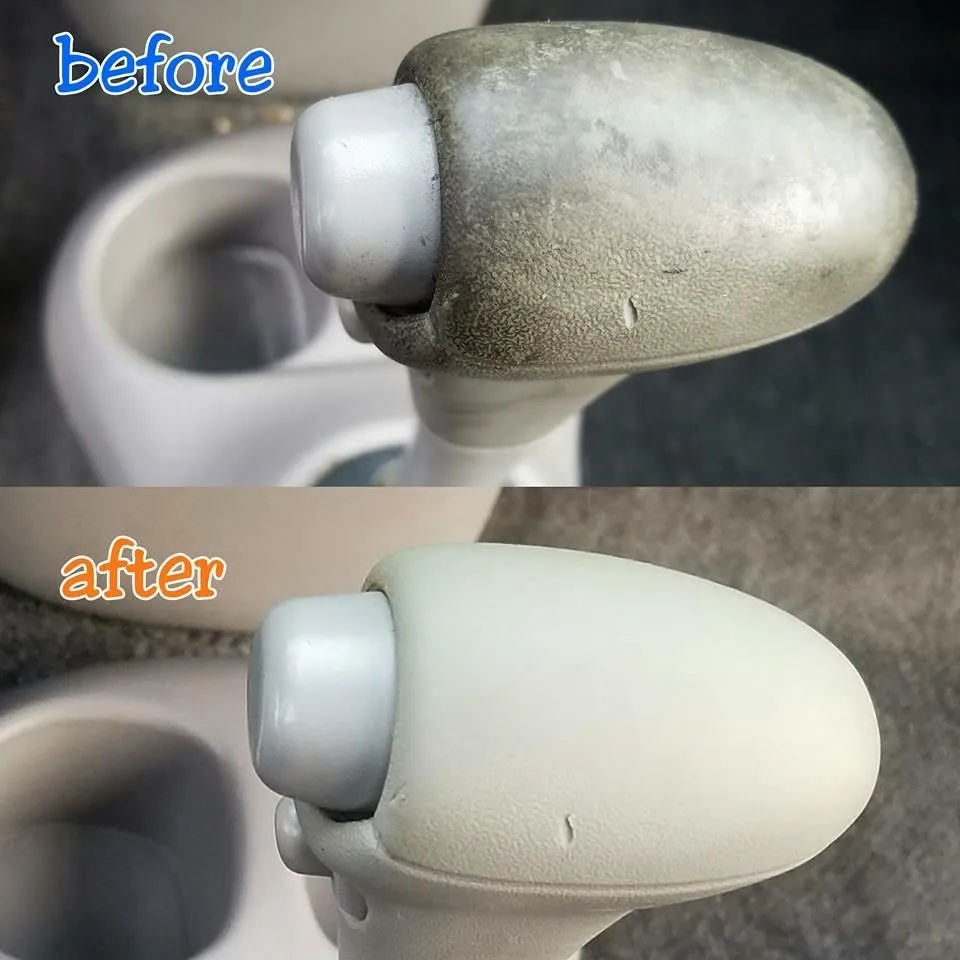Before and after shifter detail