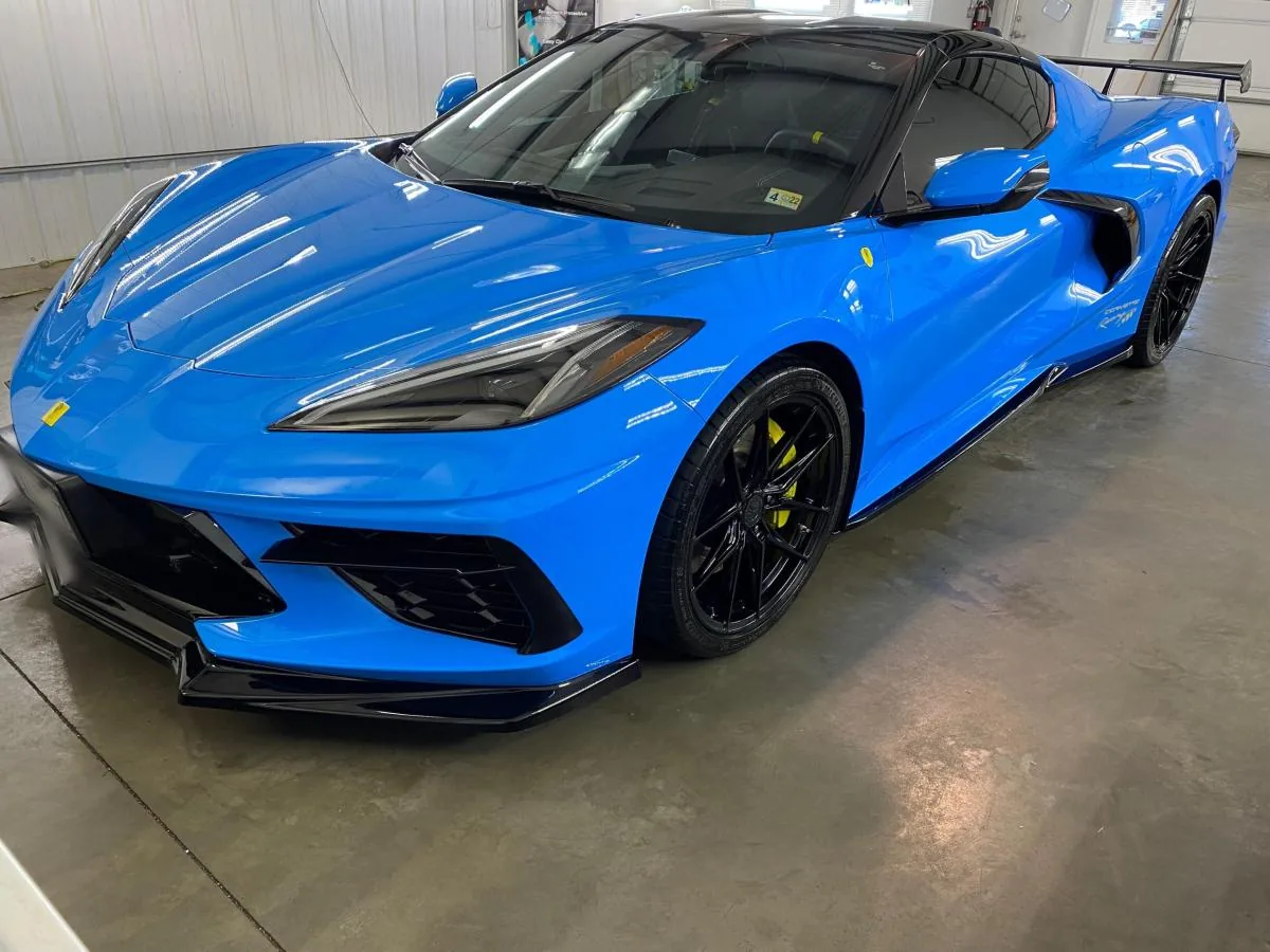 A detailed Corvette at The Detail Guy in Salem, VA