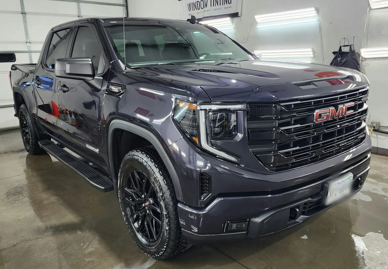 Professional auto detailing work